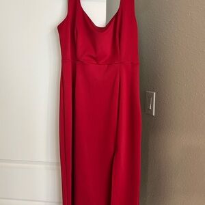 Showpo Vibrant Red Backless Dress